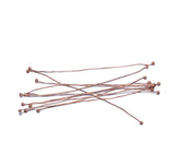 Copper 24 Gauge Brass Fuse Wire (Ball Pins) For Jewellery Making , BPP-011